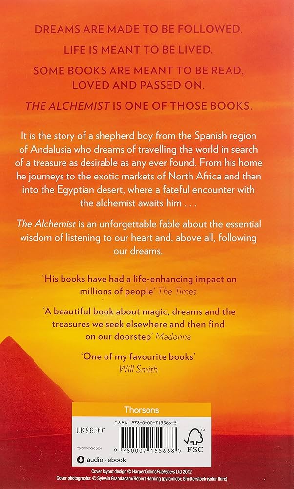 The Alchemist by Paulo Coelho's