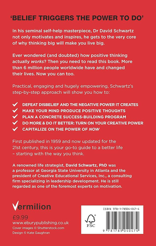 The Magic of Thinking Big