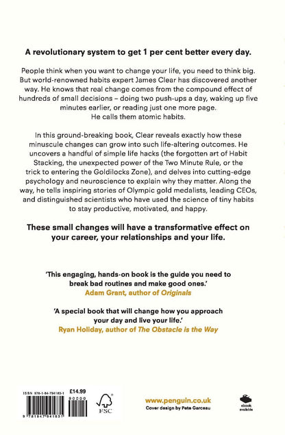 Atomic habit: Tiny Changes, Remarkable Results