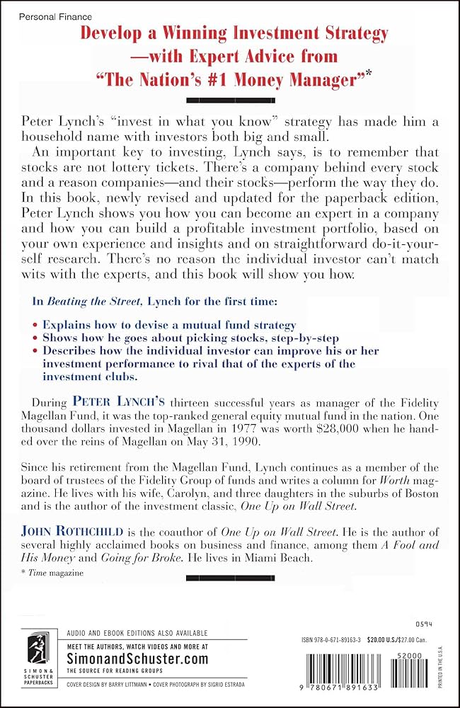 Beating the Street by Peter Lynch