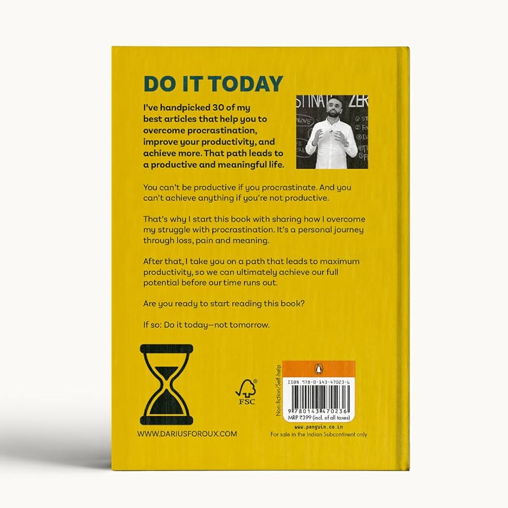 Do It Today by Darius Foroux